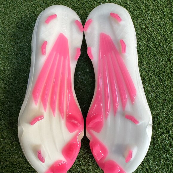 Adidas Baseball Cleats Adizero Electric+ TPU White Pink IF8488 Mens Size 12 NEW - Picture 8 of 9